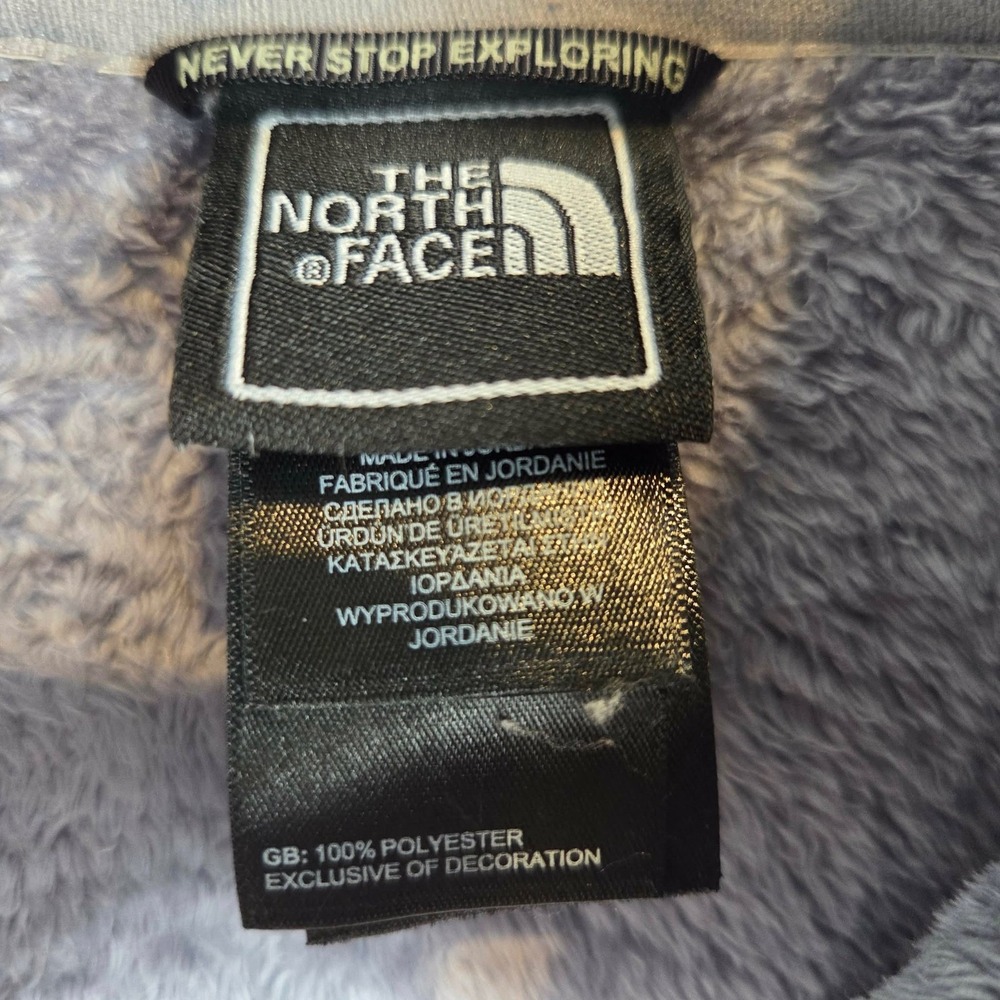 The North Face Womens Fleece Jacket Gray Zip Up Cozy Warm Outerwear Size XL - Picture 6 of 12